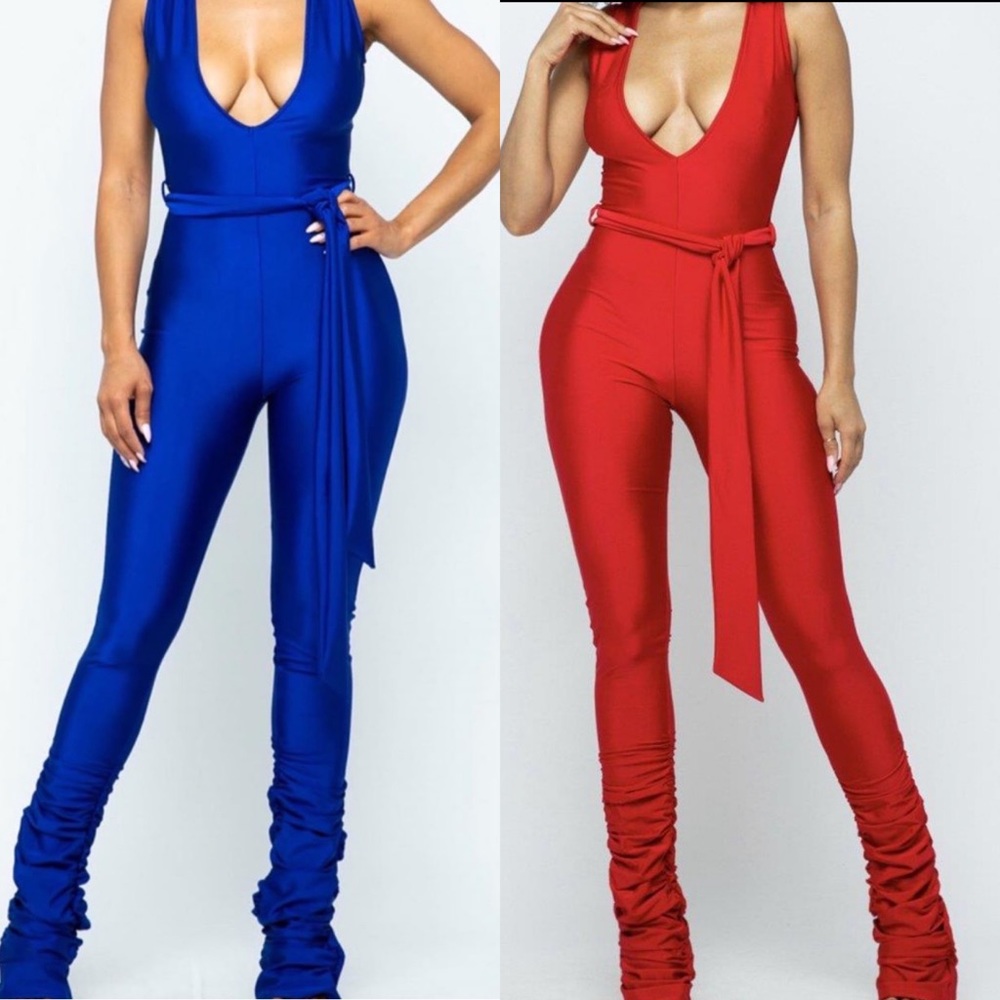 Rouched jumpsuit